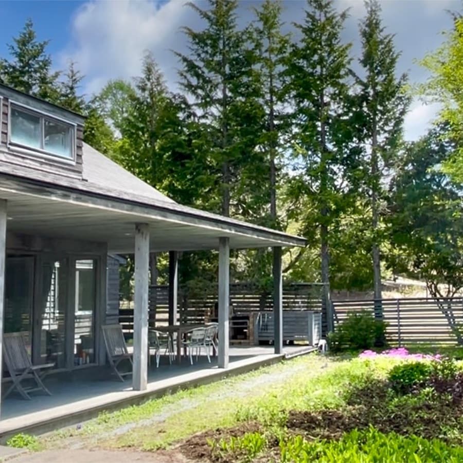 山中湖コテージ GARDEN SHEDの四季と庭